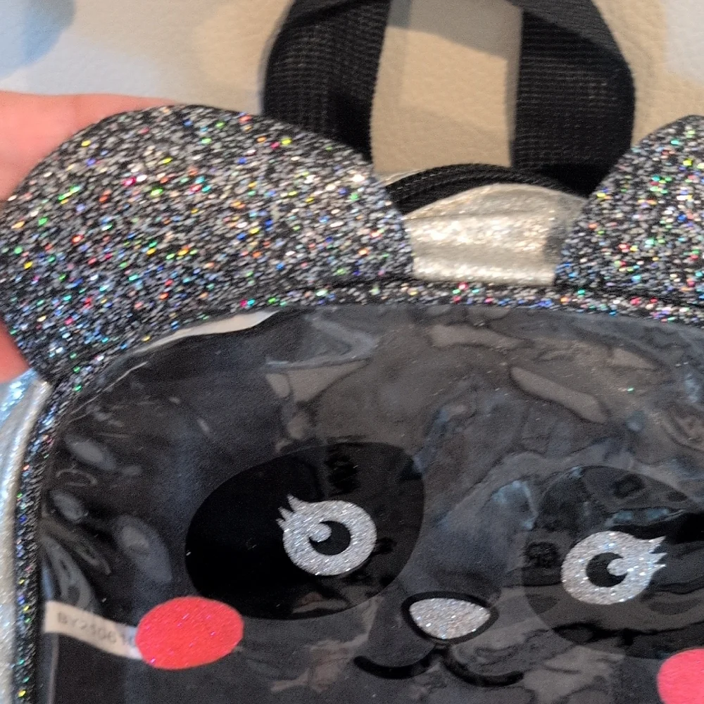 Glittery Panda Kids Backpack